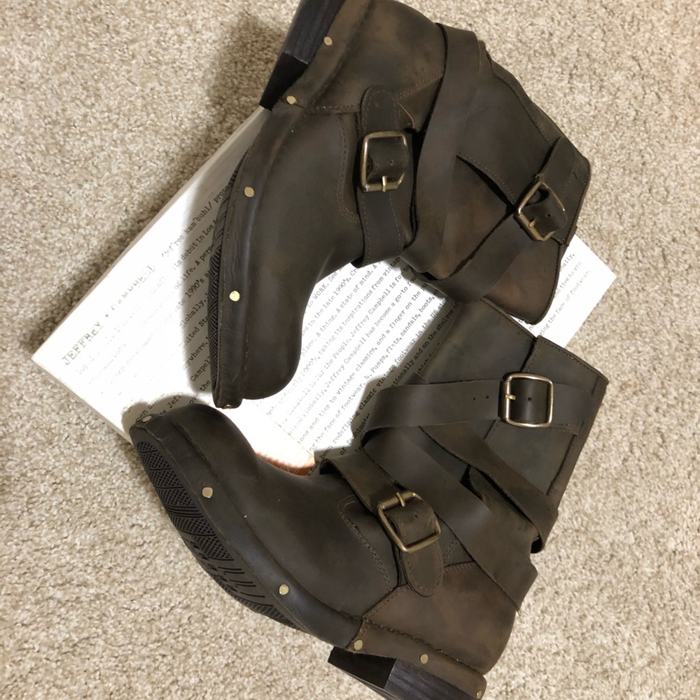 Jeffrey Campbell Brit Wrap Strap Booties